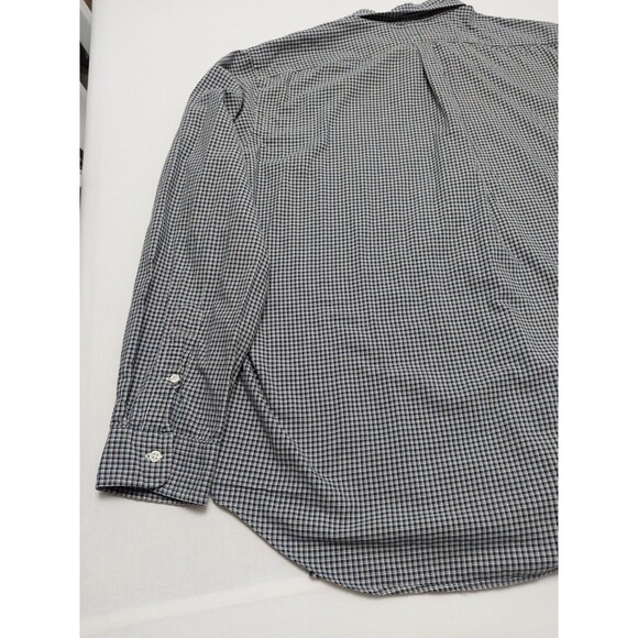 Ralph Lauren Mens Shirt Medium Blue Plaid Red Pony Button Up 2X - Picture 13 of 16